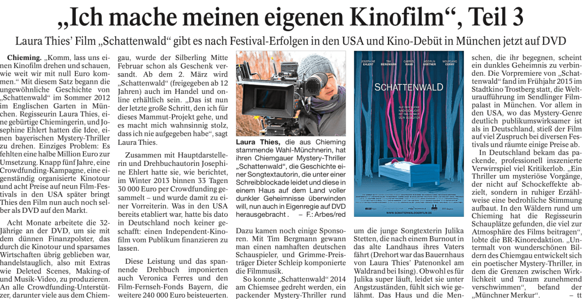 Trostberger Tagblatt, 22.02.2017